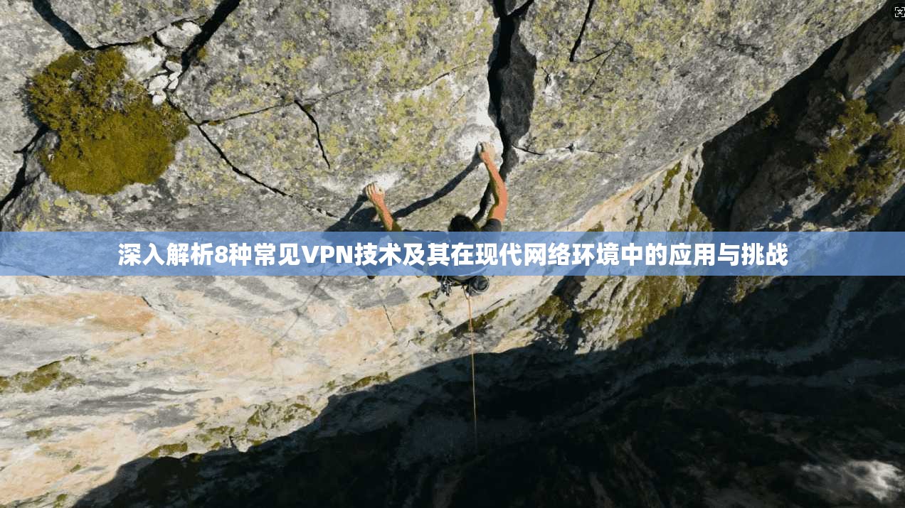深入解析8种常见VPN技术及其在现代网络环境中的应用与挑战