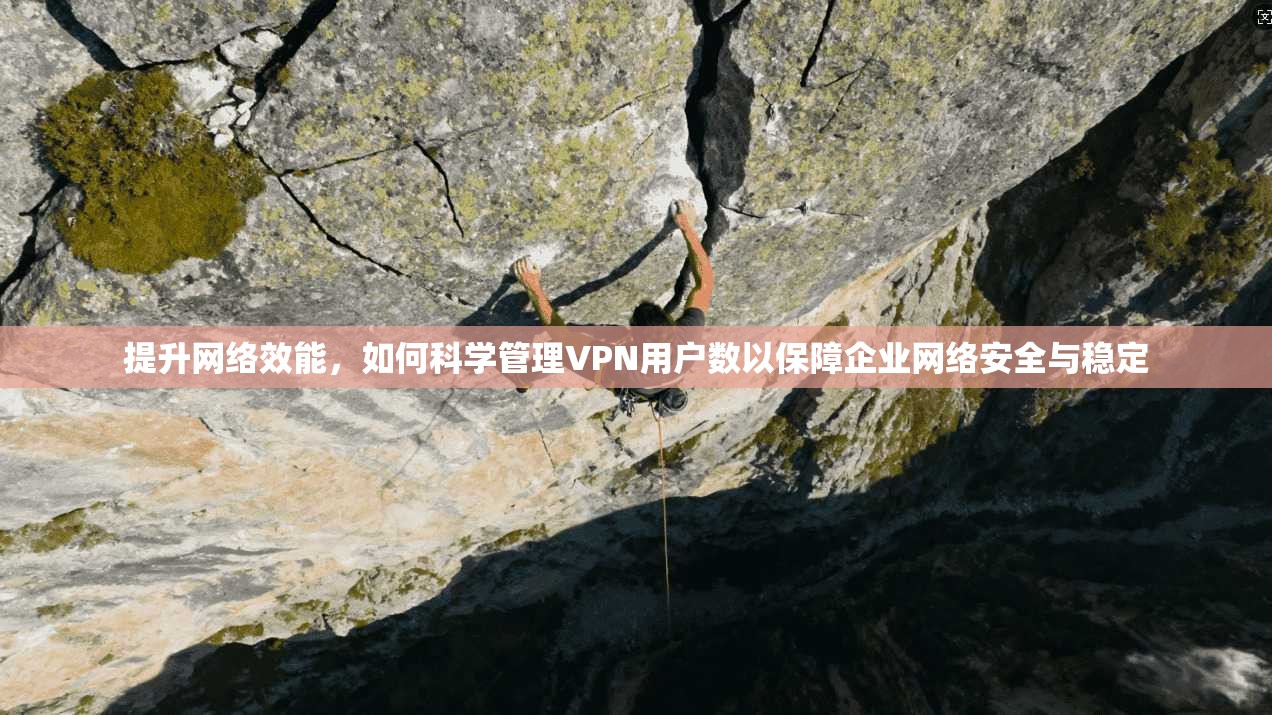 提升网络效能，如何科学管理VPN用户数以保障企业网络安全与稳定