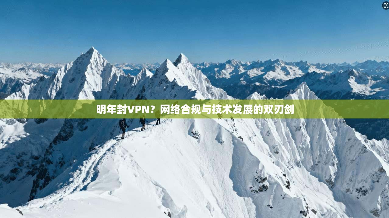 明年封VPN?网络合规与技术发展的双刃剑