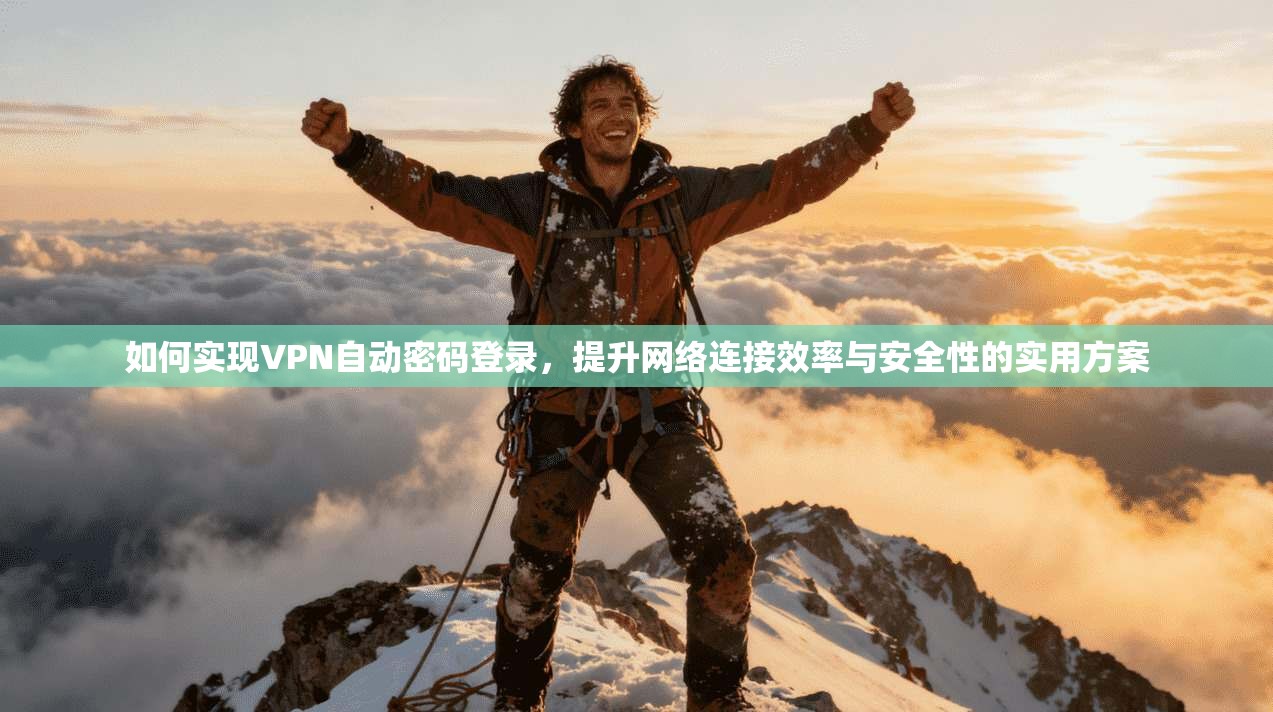 如何实现VPN自动密码登录，提升网络连接效率与安全性的实用方案