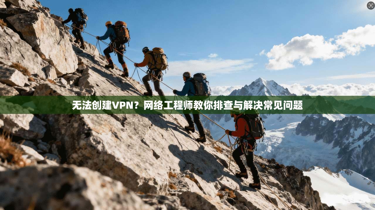 无法创建VPN？网络工程师教你排查与解决常见问题